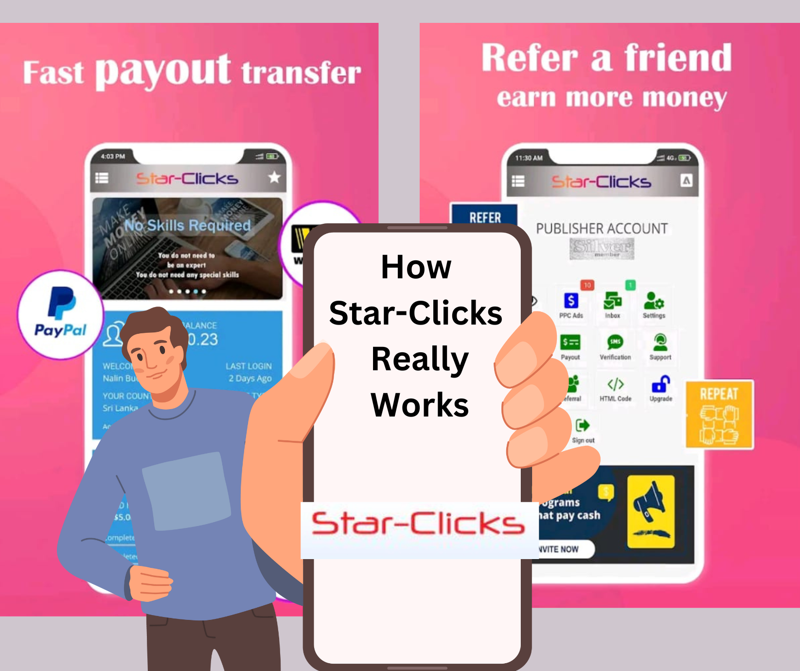 Earn Money with Star-Clicks